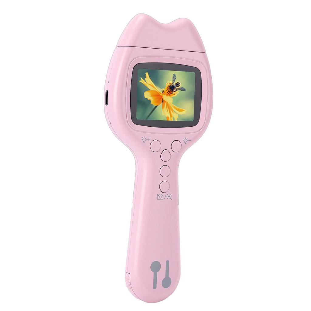 Handheld Digital Microscope 2.0 Inch Display Telephoto Double Lens 500X Optical Magnification Digital Zoom   Digital Microscope