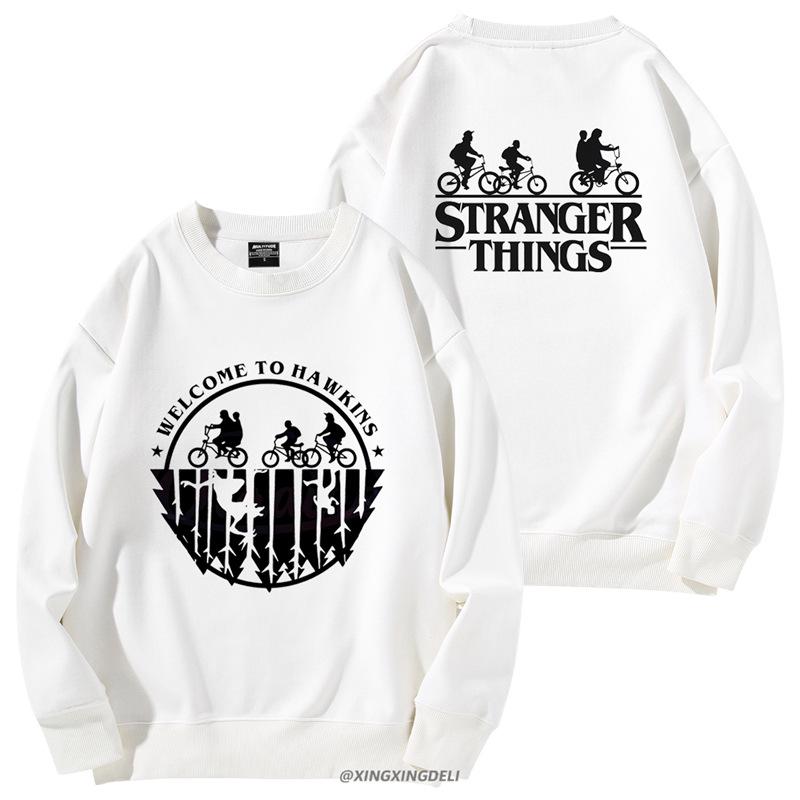 Hawkins Middle School Stranger Things Unisex Hoodie - Herbst/Winter Rundhals Langarm Jacke
