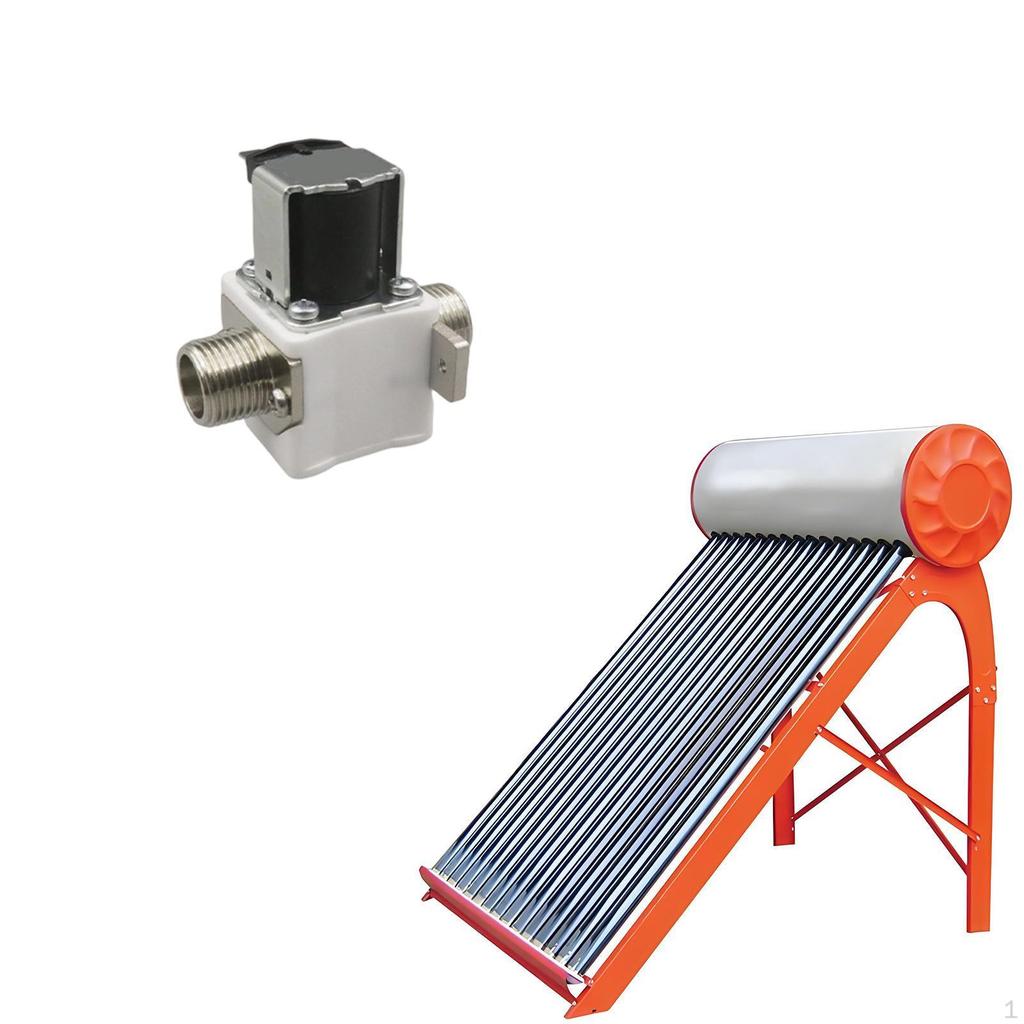 Water Inlet Solenoid Valve 1/2in Stable Accessories Normally Closed Industrial Use Replacement Good