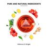 Fubenco Health Foods Hibiscus Zing Tea (20 Tea Bags) | Natural & Organic | 100% Caffeine-Free Herbal Tea - (Pack of 1)