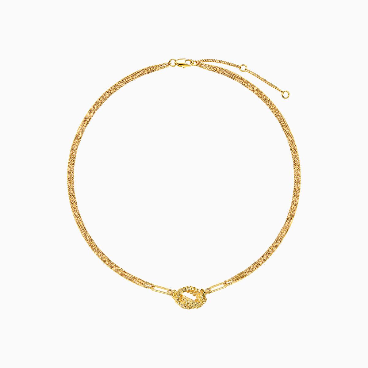 

Нишевый дизайн с прохладным ветром и узловатой текстурой. Универсальная двухслойная пара в стиле ретро. Простое и персонализированное ожерелье. Модная женщина. 45CM