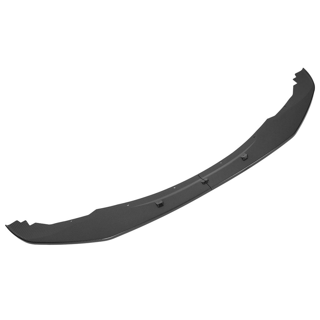 Front Bumper Lip Spolier 2 Section Bumper Lip Chin Splitter Diffuser Protector Fit For 1 Series F20 F21 Pre LCI M‑Sport
