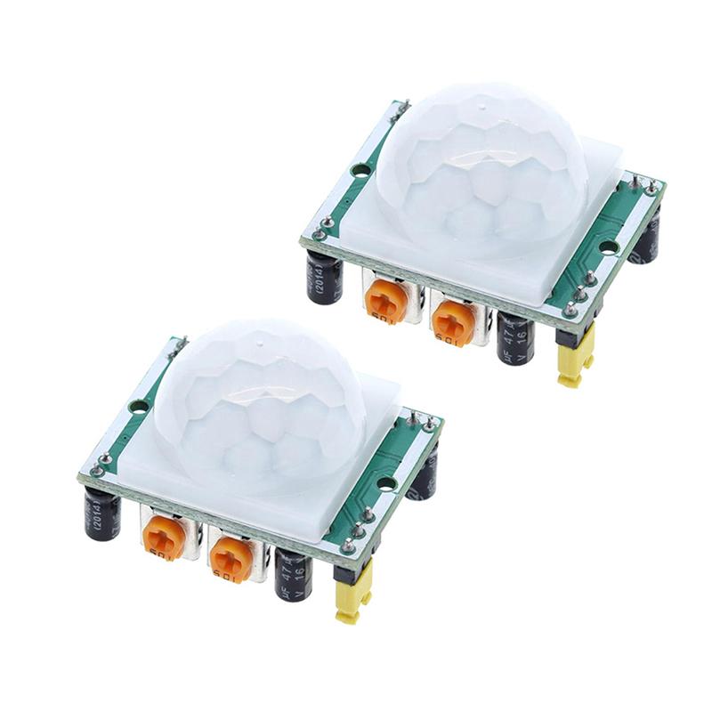 2/4PCS HC-SR501 PIR Motion Sensor Module 5V-20V Infrared Detector for Arduino Raspberry Pi Smart Home Security DIY Automation Light Control Switch