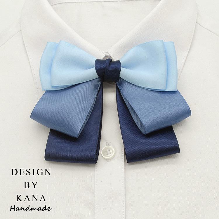 Women's Blue Flower Hair Net & Hairpin for Professionals