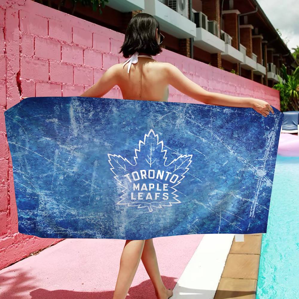 T-Torontos Maple Leafs Beach Towel Colorful Bath Towels For Girl Microfiber Quick Dry Sand Free Beach Yoga Spa Gym Pool