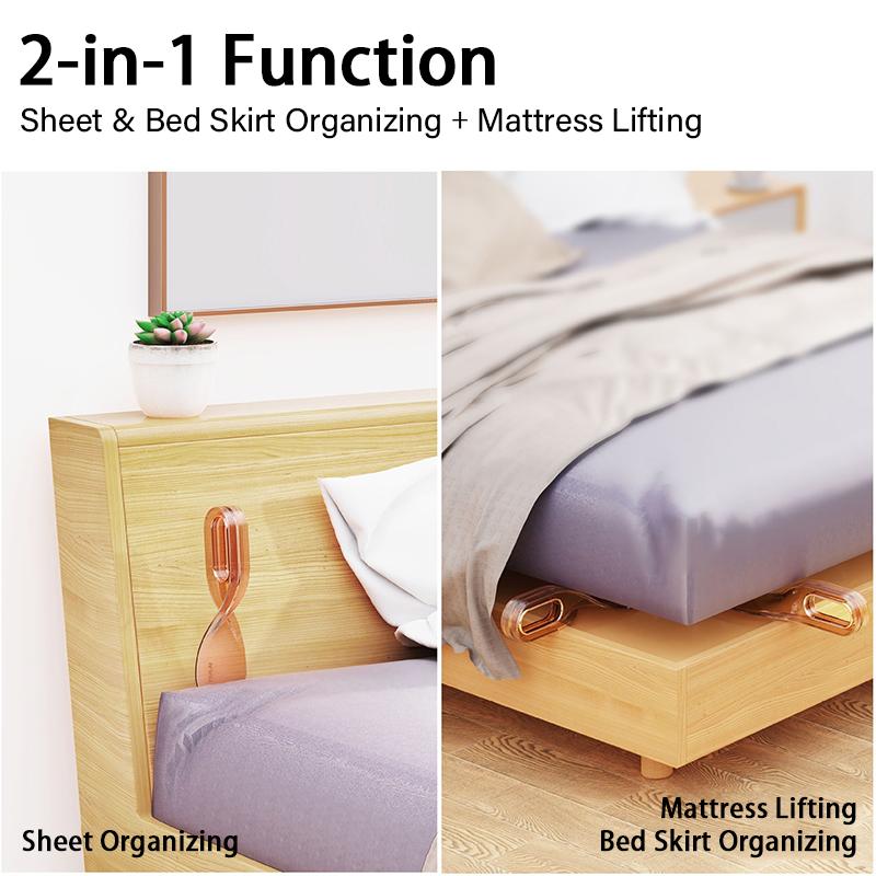 Bed Lifter Portable Sheets Changing Tool Aid Domestic Mattress Lifting Aid Bed Linen Organizer Labor Saving Sheet Change Helper
