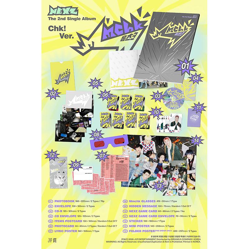 [Pre-order] NEXZ - 2nd Single Album [Mmchk] (Lucky draw)