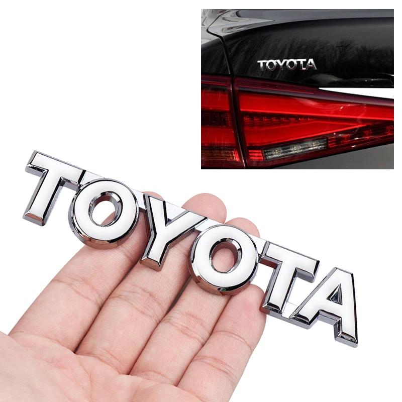 1 buc Emblema Metalică Insignă Autocolant Auto 3D Autocolant Portbagaj Auto Accesorii Auto Pentru Toyota Fortuner Chr Verso Prius Hiace Yaris Trd Corolla
