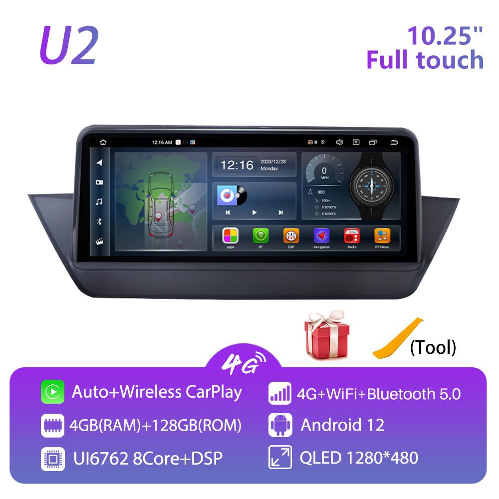 10.25 inch Car radio For BMW X1 E84 2009-2015 CIC 2 Din Android 12 Wireless CarPlay Android Auto Multimedia Player Car Stereo