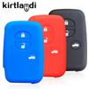 Silicone Car Key Fob Cover Case For Toyota Prius Venza land cruiser prado 150 Camry Crown RAV4 Corolla for Subaru Key Proctor