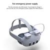 Wentylator chłodzący do akcesoriów Meta Quest 3, zestaw słuchawkowy VR aktywna wentylacja cyrkulacja powietrza oddychający interfejs twarzy osłona twarzy