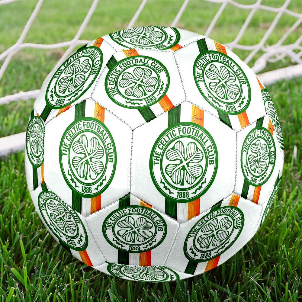 Celtic FC  clubIndoor Soccer Ball Colorful All Ages Machine Stitched PVC Competition Ready Durable High-Bounce