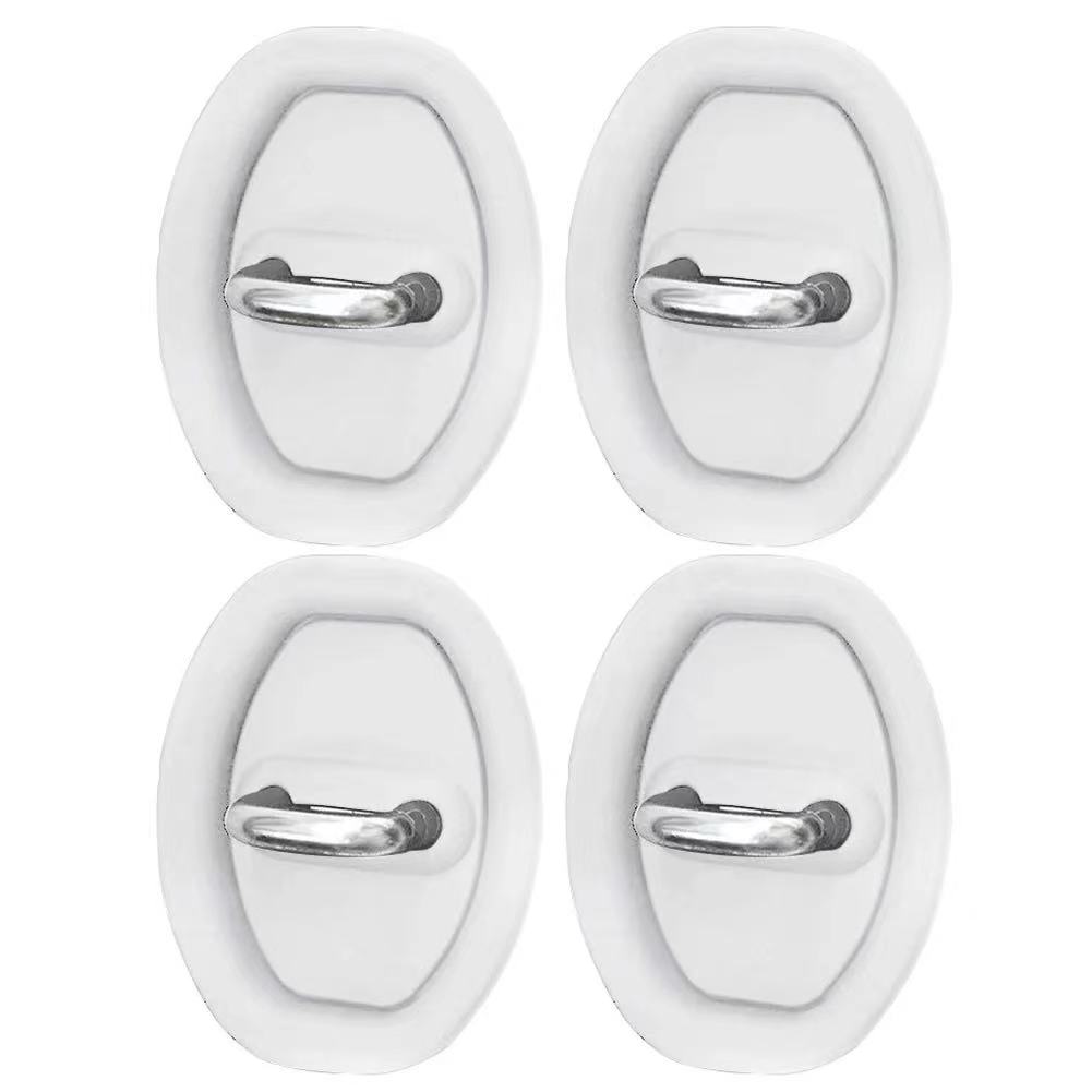 Universal Car Door Closing Shockproof Silicone Cushion  Mute Shock Absorber Protective Covers Car Door Latch Accessories