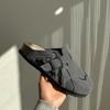 Cork Mules Slippers Men Women Close Toe Slippers Home Shoes Clogs Vintage Muller Slippers Arch Support