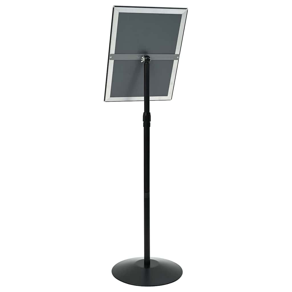 Podium Poster Stand Silver A3 PVC and Steel