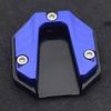 Motorcycle Side Stand Footrest Stabilizers Plate Aluminum Anti Collapse Designs Kickstand Base for Enhanced Ground Grip