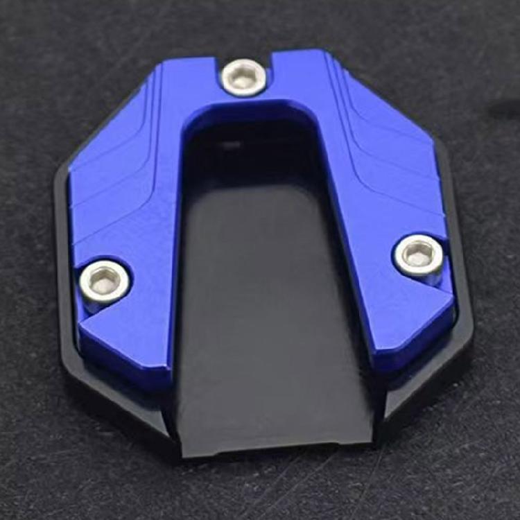 Motorcycle Side Stand Footrest Stabilizers Plate Aluminum Anti Collapse Designs Kickstand Base for Enhanced Ground Grip