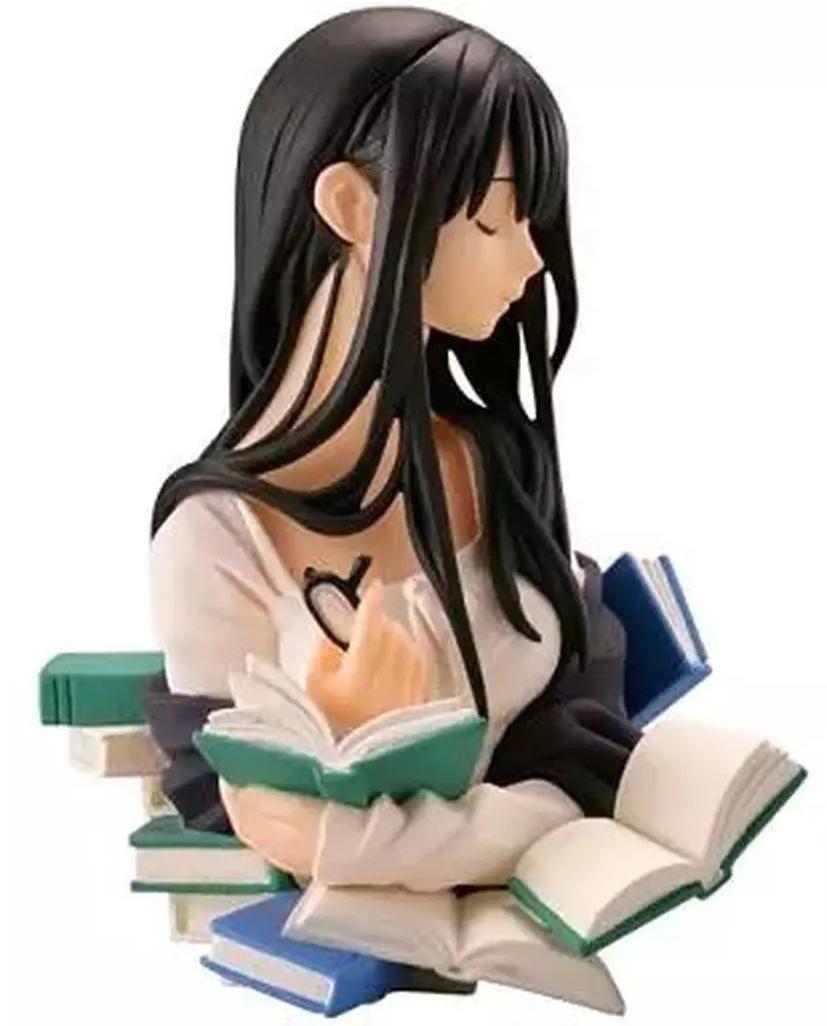 CapsuleQ Fraulein Biblia Koshodō no Jiken Techō Shiori-san Cover Illustration Bust Collection Hobby Distribution Edition Volume 3 Side Profile Used