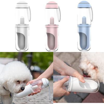 Tragbare Wasserflasche für Haustiere, Wasserspender für Hunde, für unterwegs, zum Spazierengehen, Wasserflasche für Haustiere mit Filterkartusche, Hundezubehör