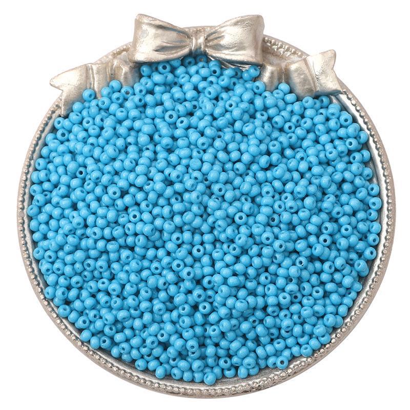 "2/3mm Solid Color Glass Rice Beads for Handmade DIY Jewelry: Bracelets & Necklaces"