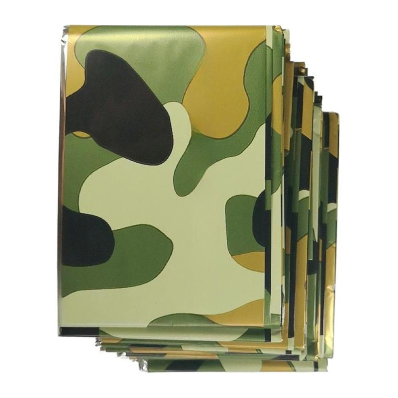 Emergencies Thermal Blanket Outdoor Survivals Blankets Aluminum Film First Aids Blanket