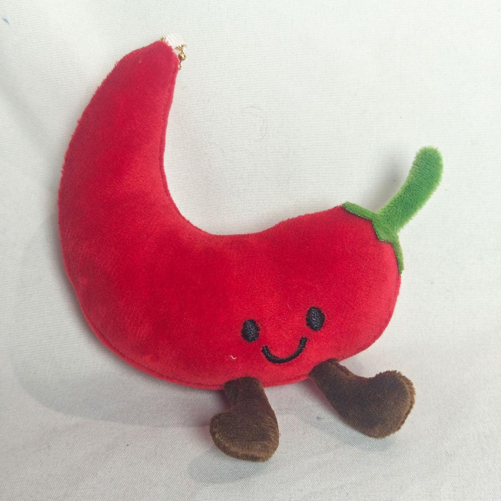 Cute Snacks, Vegetables And Fruits Series, Emoji Plush Doll Bag, Pendant, Video Game City, Doll Grabbing Machine, Gift.