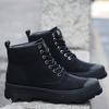Fashion Men Shoe 2024 Fashion High Quality Men's Motorcycle Boots New Male Comfortable Walking Shoe Genuine Leather Sewing Boots for Men