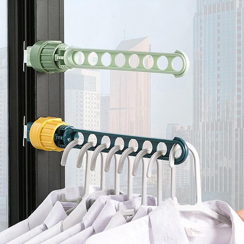 Clothes Drying Artifact Portable Hanging Drying Rack Window Clothesline Extendable Outdoor Outdoor Laundry Rope