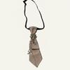 Crystal Bow Tie Choker Pre-tied Tie Clothing Decoration Metal Chain Brooch  Men