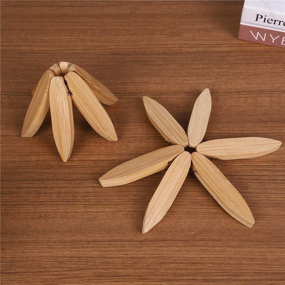 Black Walnut Heat-Resistant Coaster Set - Wooden Table Decoration, Anti-Scalding Insulation Pad.