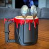 Ice Cream Pint Holder Horror Spoon Holder Reusable Ice Cream Containers Beer Can Holder Horror Movie Gifts