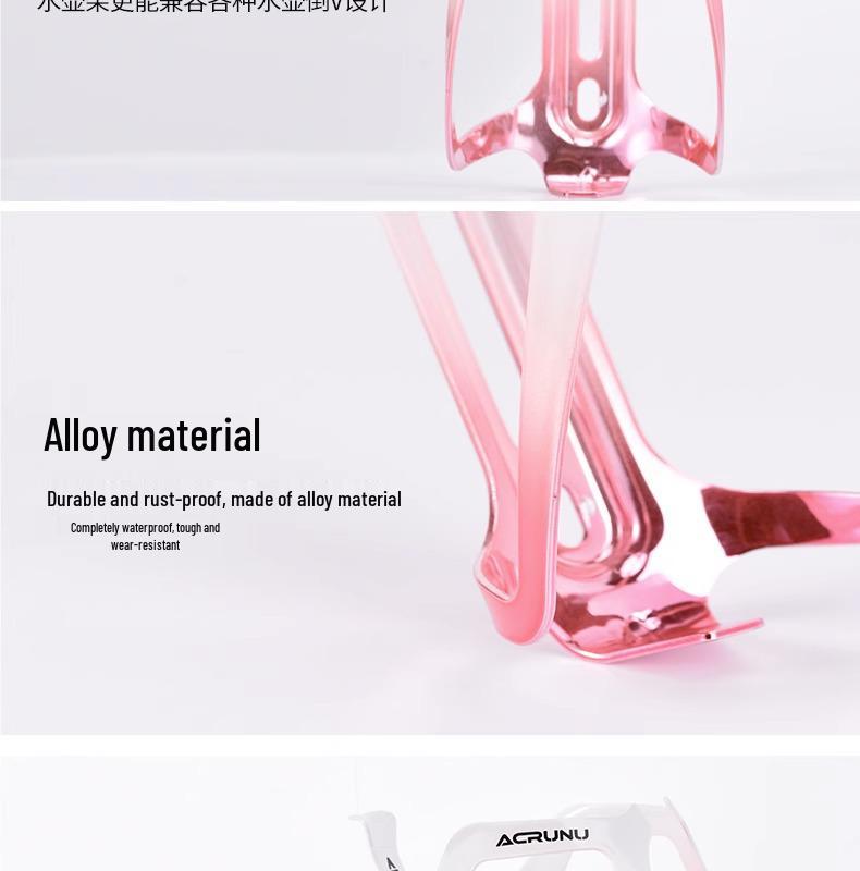 ACRUNU Colorful Aluminum Bike Water Bottle Cage for Mountain & Road Cycling