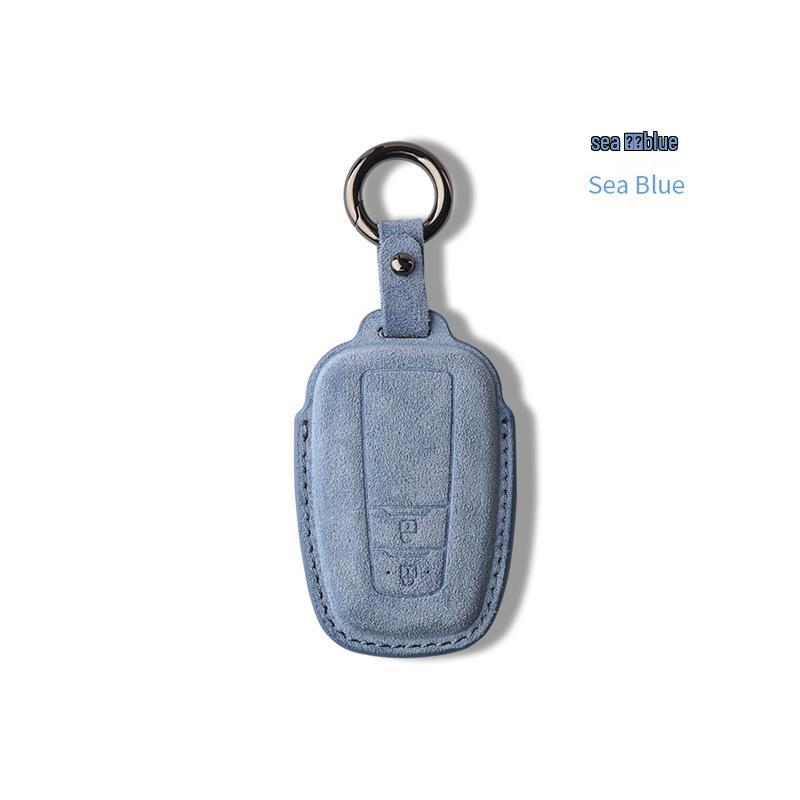 Toyota Corolla Suede & Leather Key Case for Avalon, Camry, Levin, RAV4, Highlander