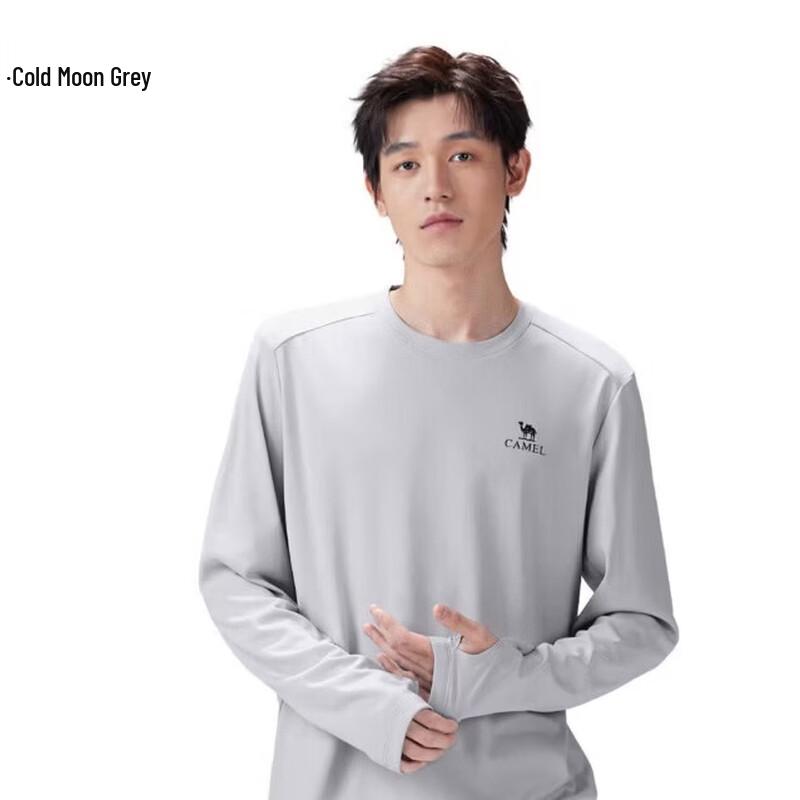 

Camel Men s Quick-Dry Long Sleeve Crew Neck T-Shirt S
