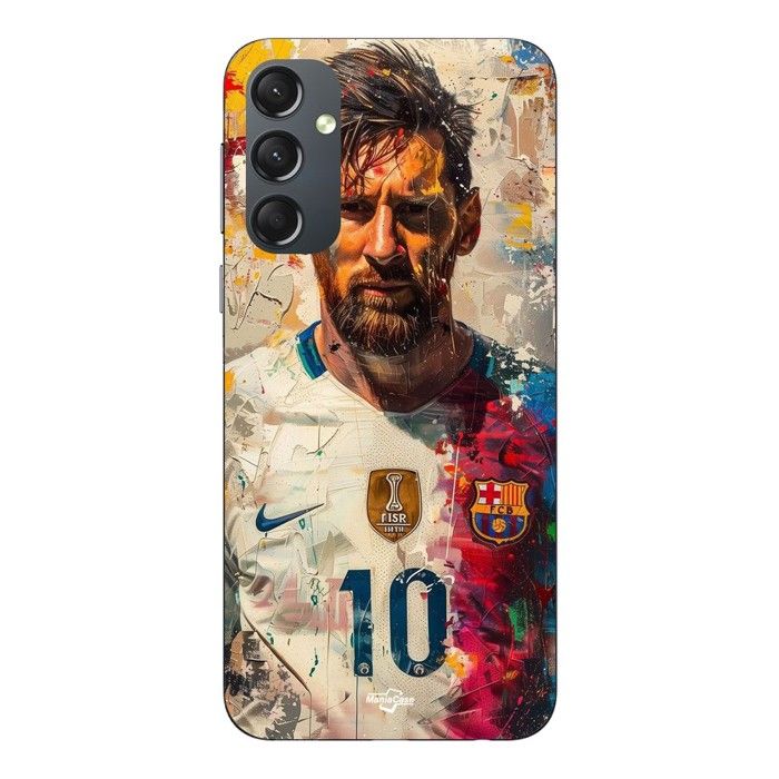 Coque Pour Samsung Galaxy A34 Messi Barcelone Argentine champion prime n°10 Maniacase