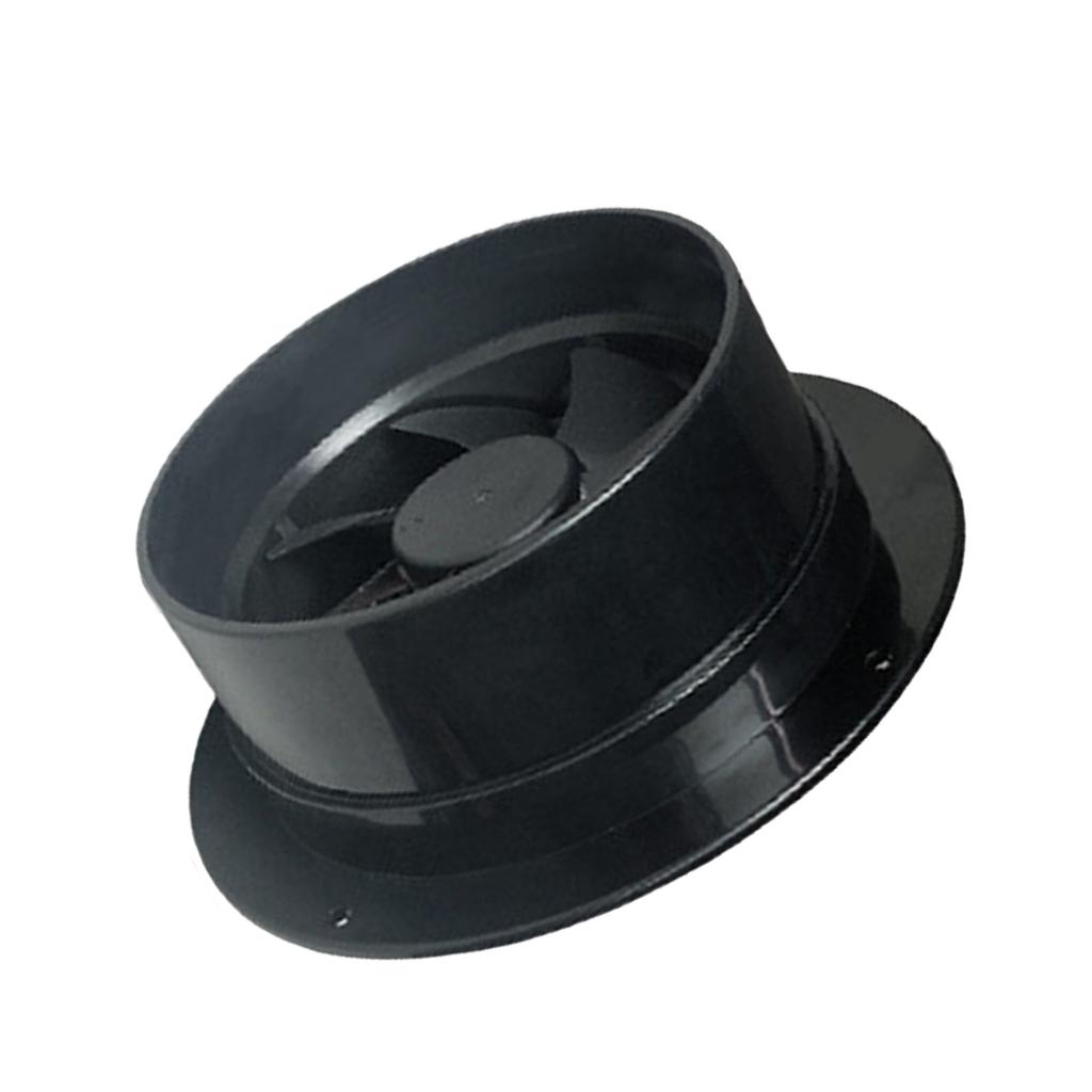 High Airflow 12V DC Inline Duct Fan For Home Ventilation Solar Powered 5.5x2.1mm Female Connector Durable ABS Plastic