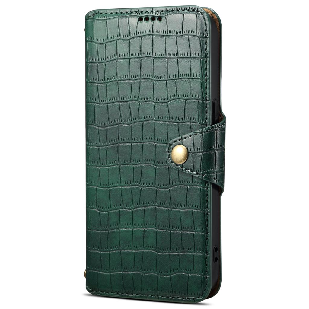 Wallet Phone Cover for Honor 90 Leather Case with Folding Stand Crocodile Texture