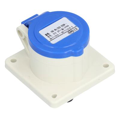 5Pcs Industrial Socket Connector Excellent Conductivity Anti Dropping Design Durable Industrial Connector 220V To 250V