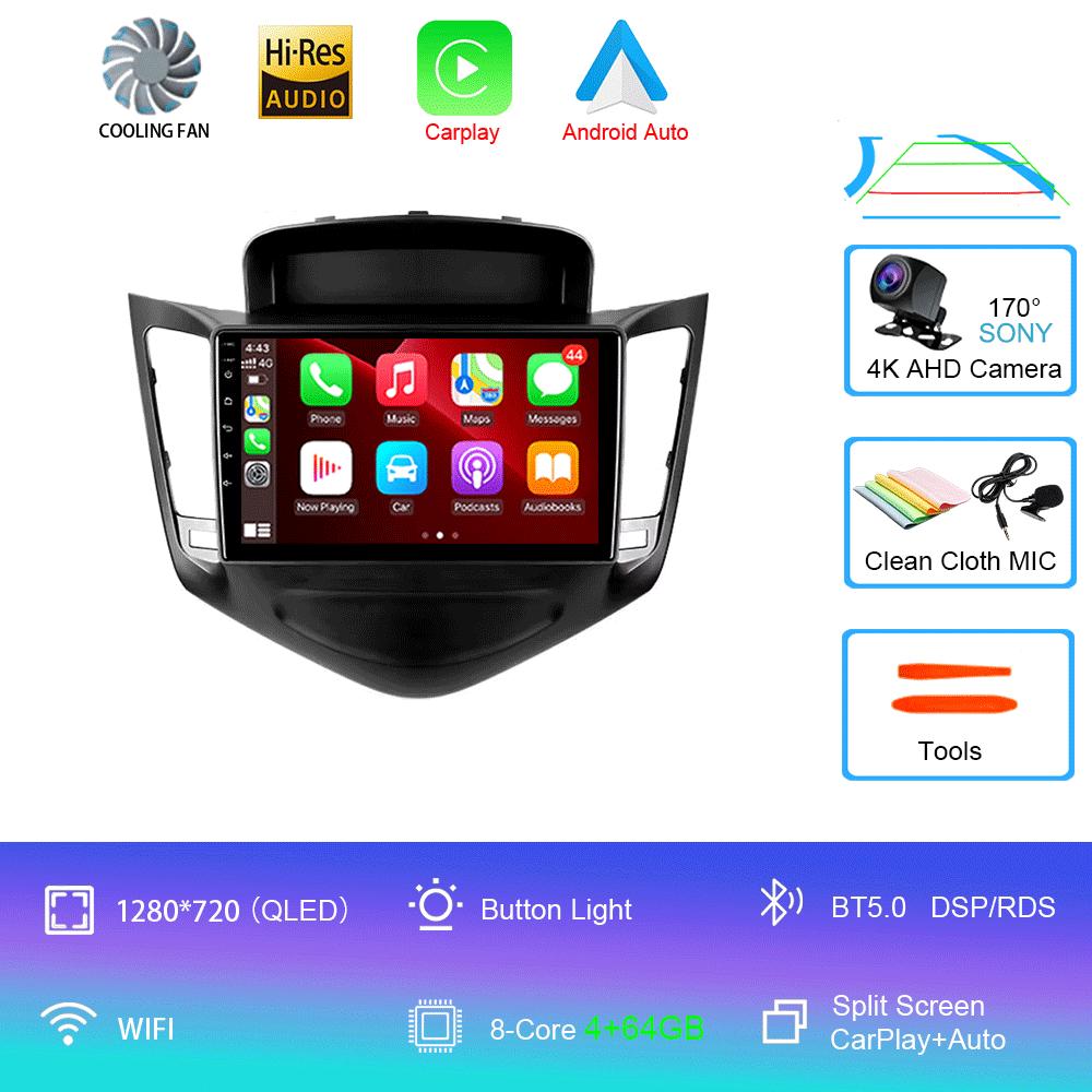Android 14 Car Radio For Chevrolet Cruze J300 2008 - 2014 Video Player Navigation Stereo GPS