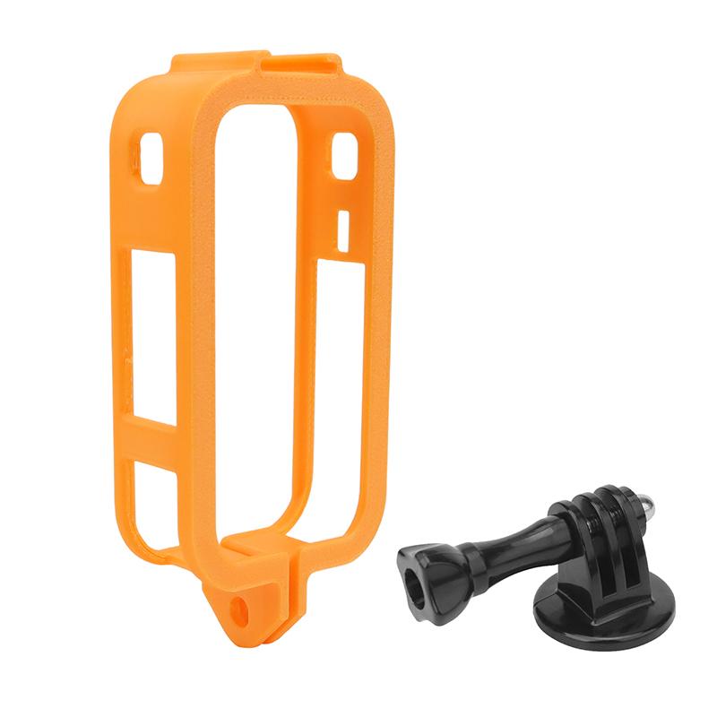 Camera Expansion Frame for Insta360 X6 Protective Cage with Cold Shoe Mount Horizontal Vertical Shooting Vlog Bracket Accessory