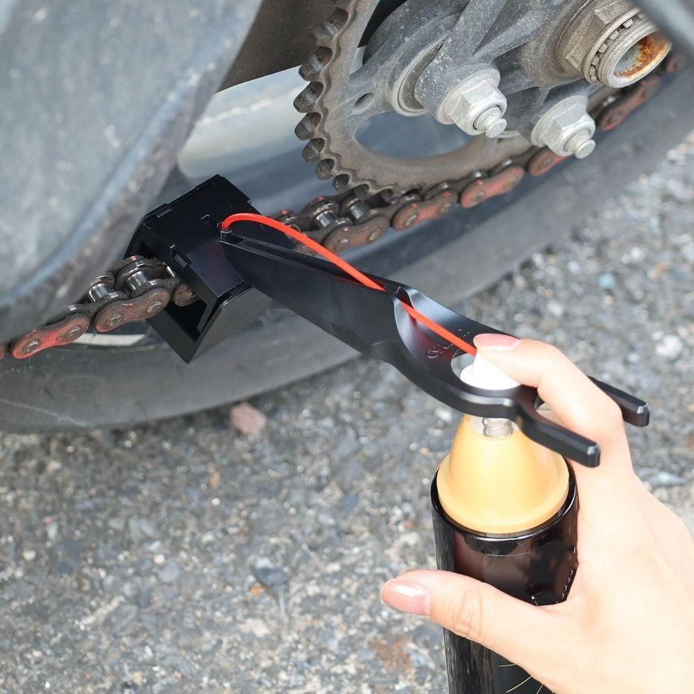 Anti Splash Motorcycle Chain Lubricating Oiling Diverter  Motos Gear Maintenance Tools
