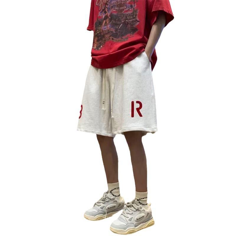 Shorts Men's Loose Straight Ruffian Handsome Design Sense Street Versatile Outer Wear Casual Five-point Pants