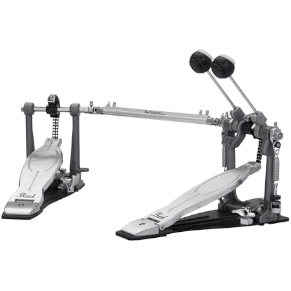Pearl Pearl Drum Twin Pedal Eliminator Solo “BLACK” Round Cam Duo Beater P-1032
