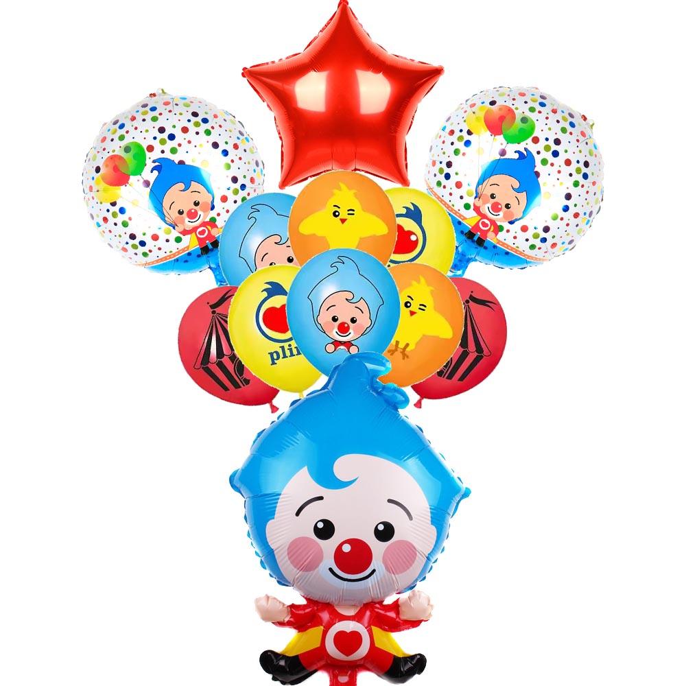 Circus Theme Clown Birthday Party Decoration Tableware Cup Plate Balloon Backdrop Baby Shower Kids Birthday Party Supplies Toy