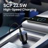 130W USB C Car Charger For Xiaomi iPhone 15 Samsung Galaxy S24 Laptops Tabet PD3.0 Fast Charging USB Type C Car Charger