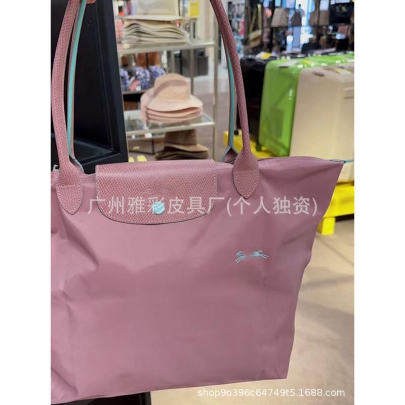 High Quality Dragon Inlaid Bag Week Commemorative Embroidered Dumpling Bag Nylon Handbag Large Capacity Shoulder Tote Bag