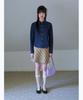 Epeueidi Crop Shirt (Navy)