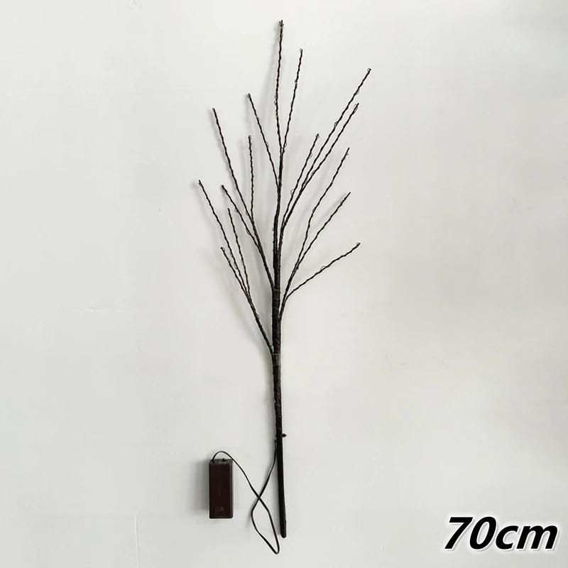 1pc White Branch Lamp Led Bouquet Decoration Lights Tall Vase Filler For Party Diy String Garland Home Decorative Lights