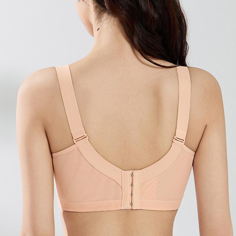 Lingerie Women's Full-cup Thin Adjustable Large-sized Bra Breast Retraction Anti-sagging Bra Push Up Bra