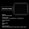 Photovoltaic Mouse Pad Gaming Mouse Pad NonSlip Tempered Glass Professional Mouse Mat for Desk